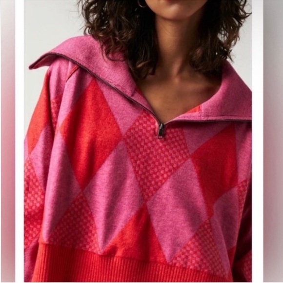 NWT Free People | Lucy 1/2 Zip Pullover Sweater | XS - Picture 3 of 12